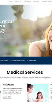 More Dermatology Website Templates